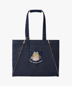 THE MONSTERS FALL IN WILD SERIES-Denim Apron Bag
