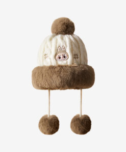 Warm Fluffy Holiday Series- LABUBU Plush Hat