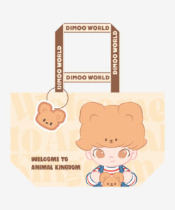 Over＄79 Gift-DIMOO Animal Kingdom Series-Woven bag(Bear Dad)
